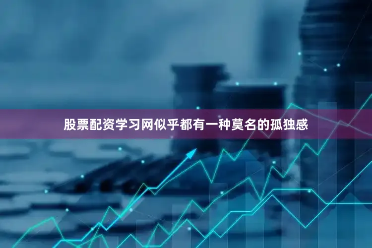 股票配资学习网似乎都有一种莫名的孤独感